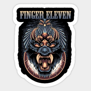 FINGER ELEVEN BAND Sticker